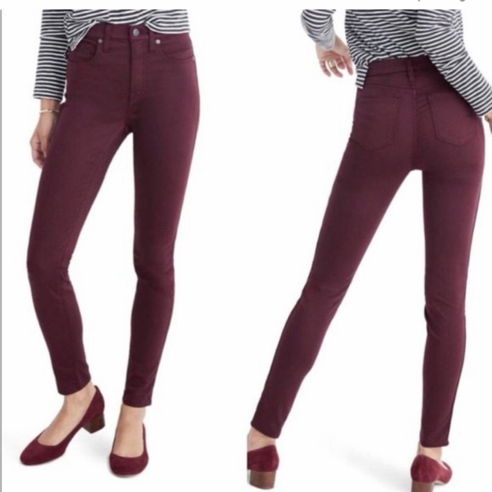 MADEWELL 9 inch High Riser Skinny Skinny Jeans
